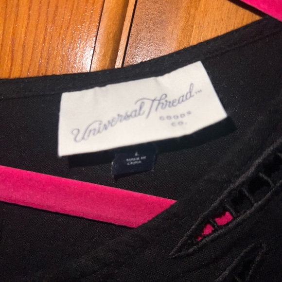 Universal Thread Black Cutout Tank Top - Picture 3 of 3